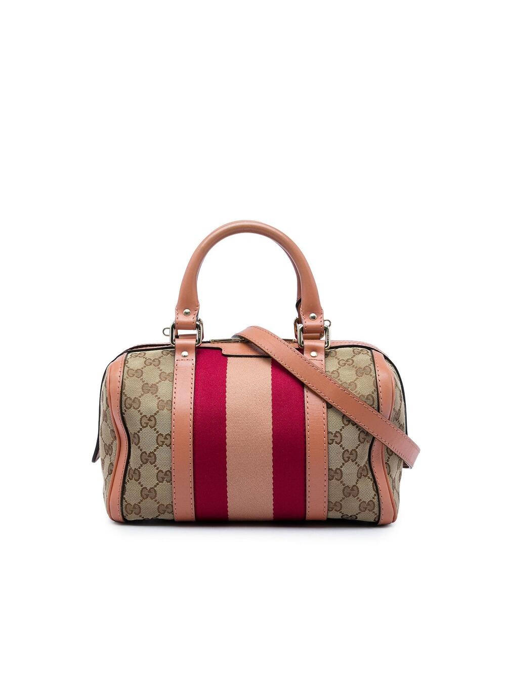 Gucci Small Gg Canvas Web Joy Boston #361375G57B
